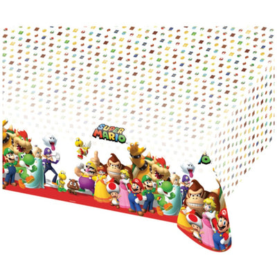 Fata de masa Petrecere Super Mario Plastic 120x180cm AMS 9901539
