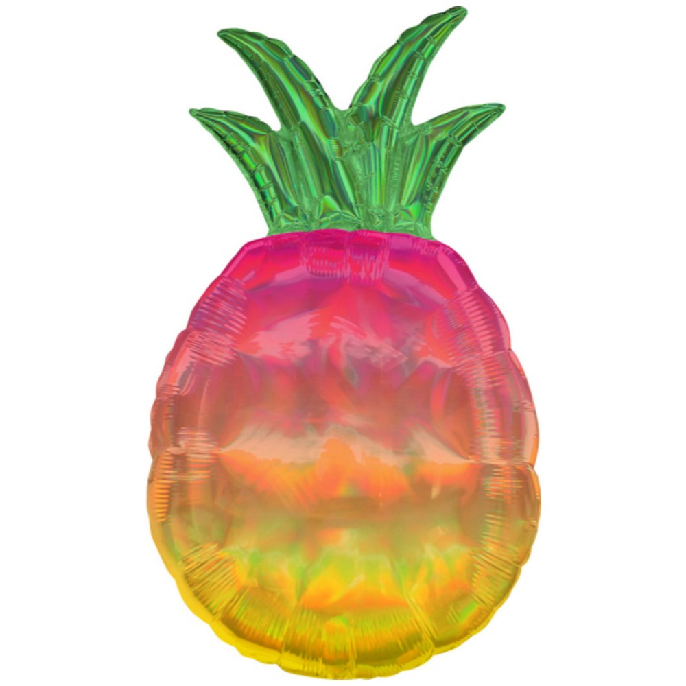 Balon Folie Figurina Ananas Iridiscent 43x78cm AMS 39304
