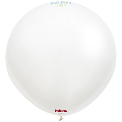 Balon Jumbo Latex 45cm Opac Snow White Satin 7050