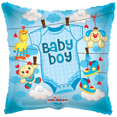 Foil Balloon Baby Boy Body 19088