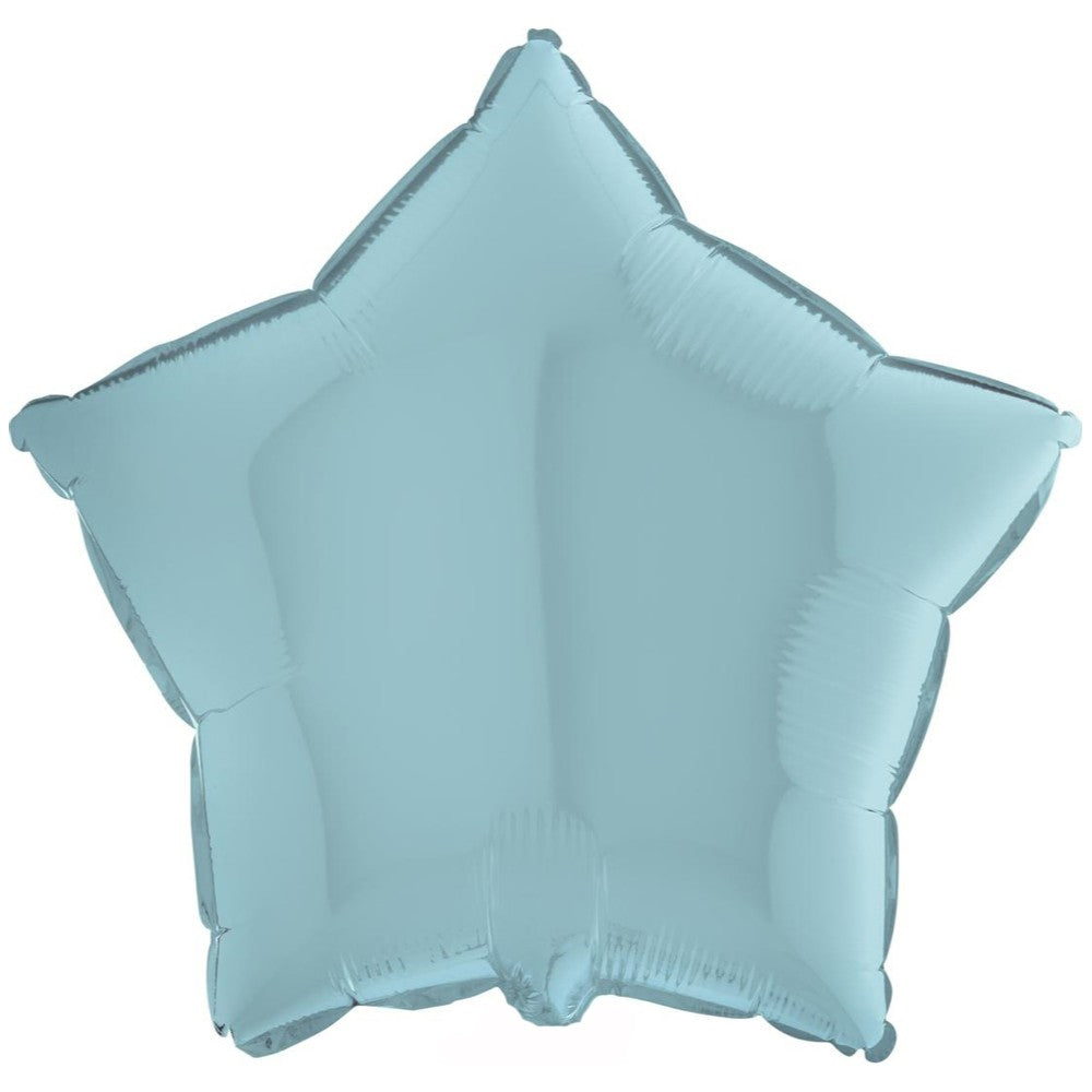 Balon Folie Stea Bleu Pastel 46 cm Grabo
