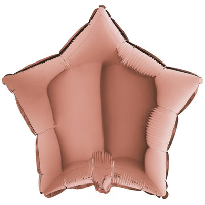 Balon Folie Stea Rose Gold 46 cm Grabo