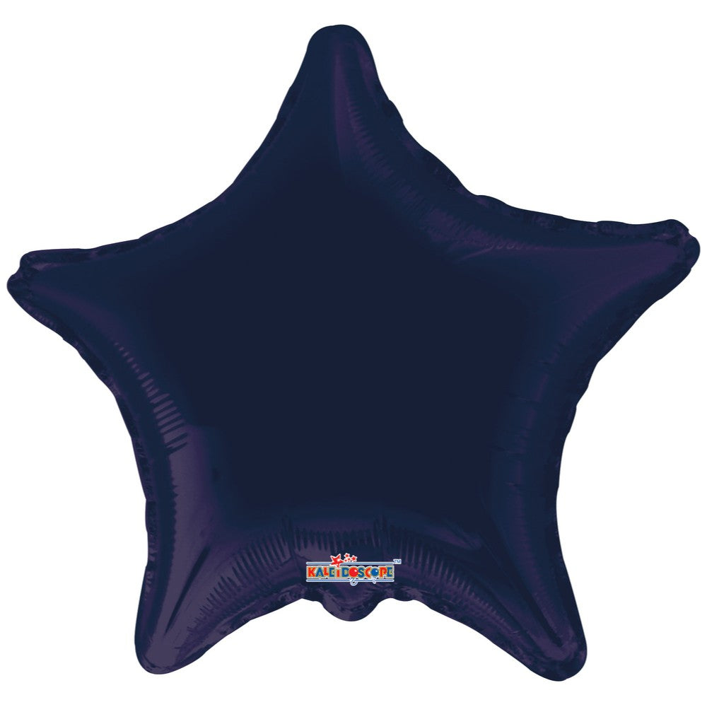 Navy blue star foil balloon 45 cm 19351