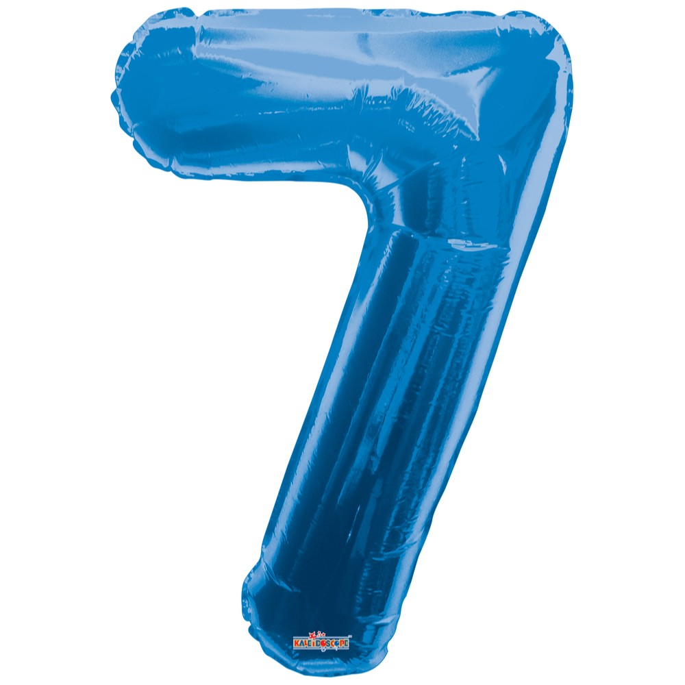 Balon folie cifra 7 albastru 19669-34