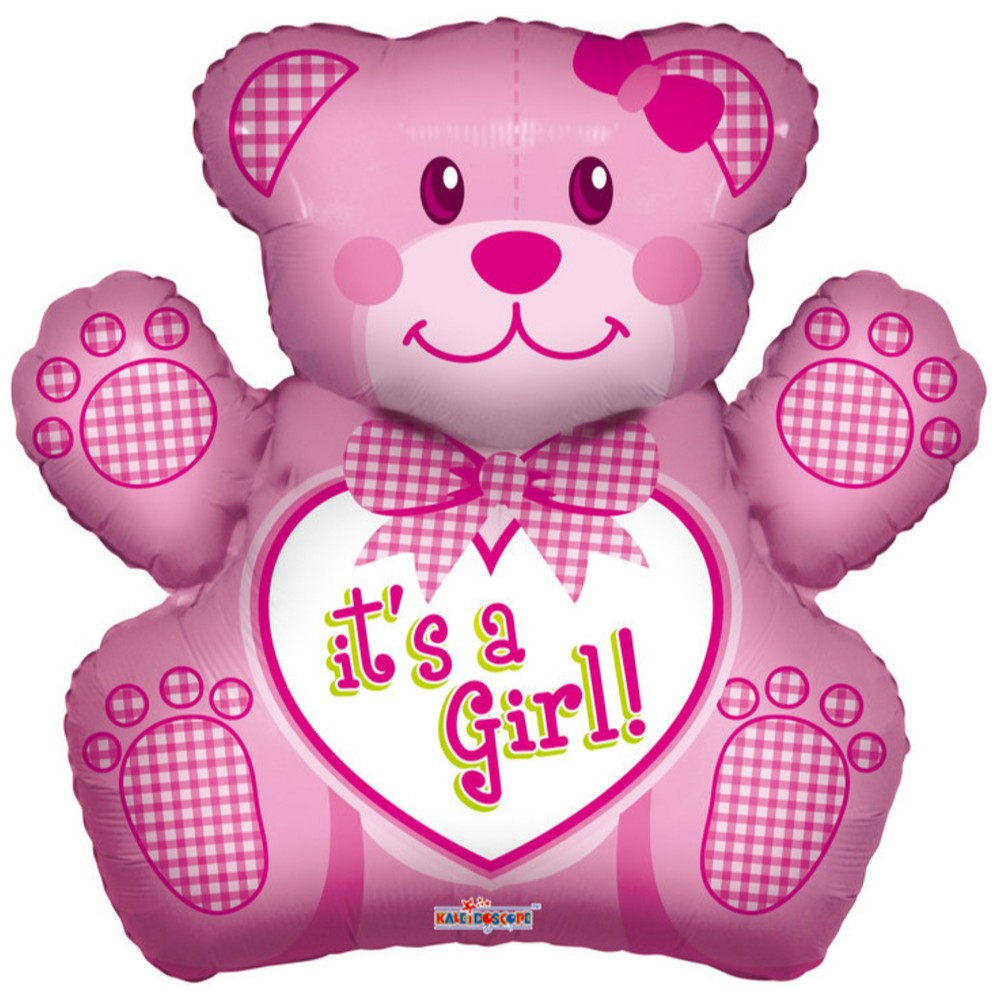 Balon folie 71cm It's a Girl Ursulet