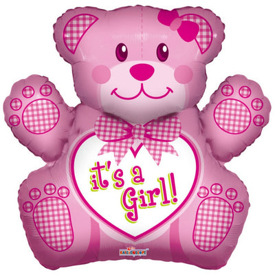 Balon folie 71cm It's a Girl Ursulet