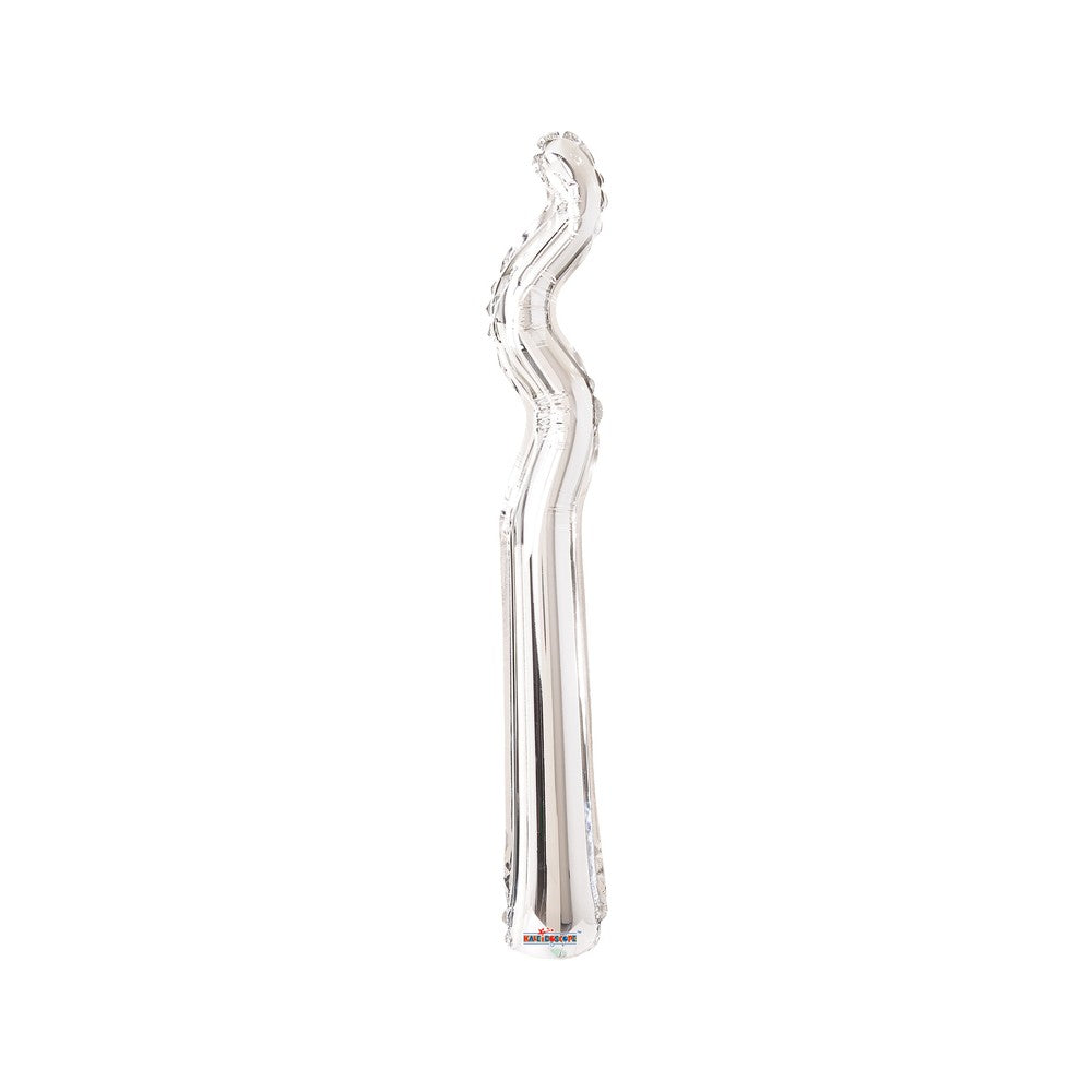 35cm Zig-Zag Silver Foil Balloon 19791