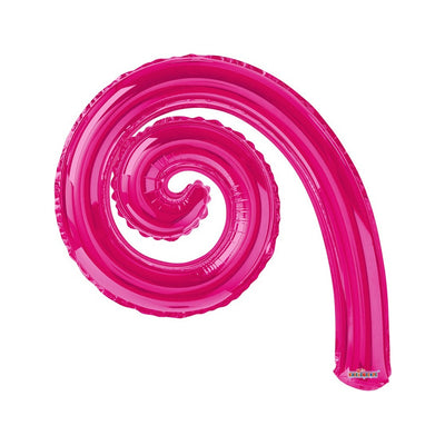 Balon Folie 35cm Spirala Curly fucsia 19804