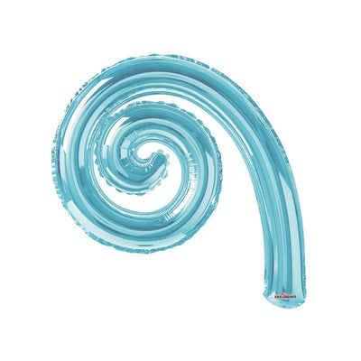 Balon Folie 35cm Spirala Curly bleu 19928