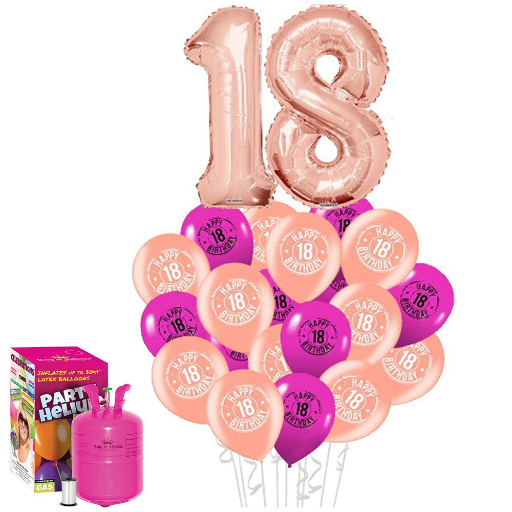 Coming of Age Balloons Package (with helium tank) - 20181181