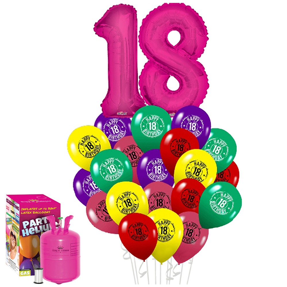 Coming of Age Balloon Package (with helium tank) - 2018124