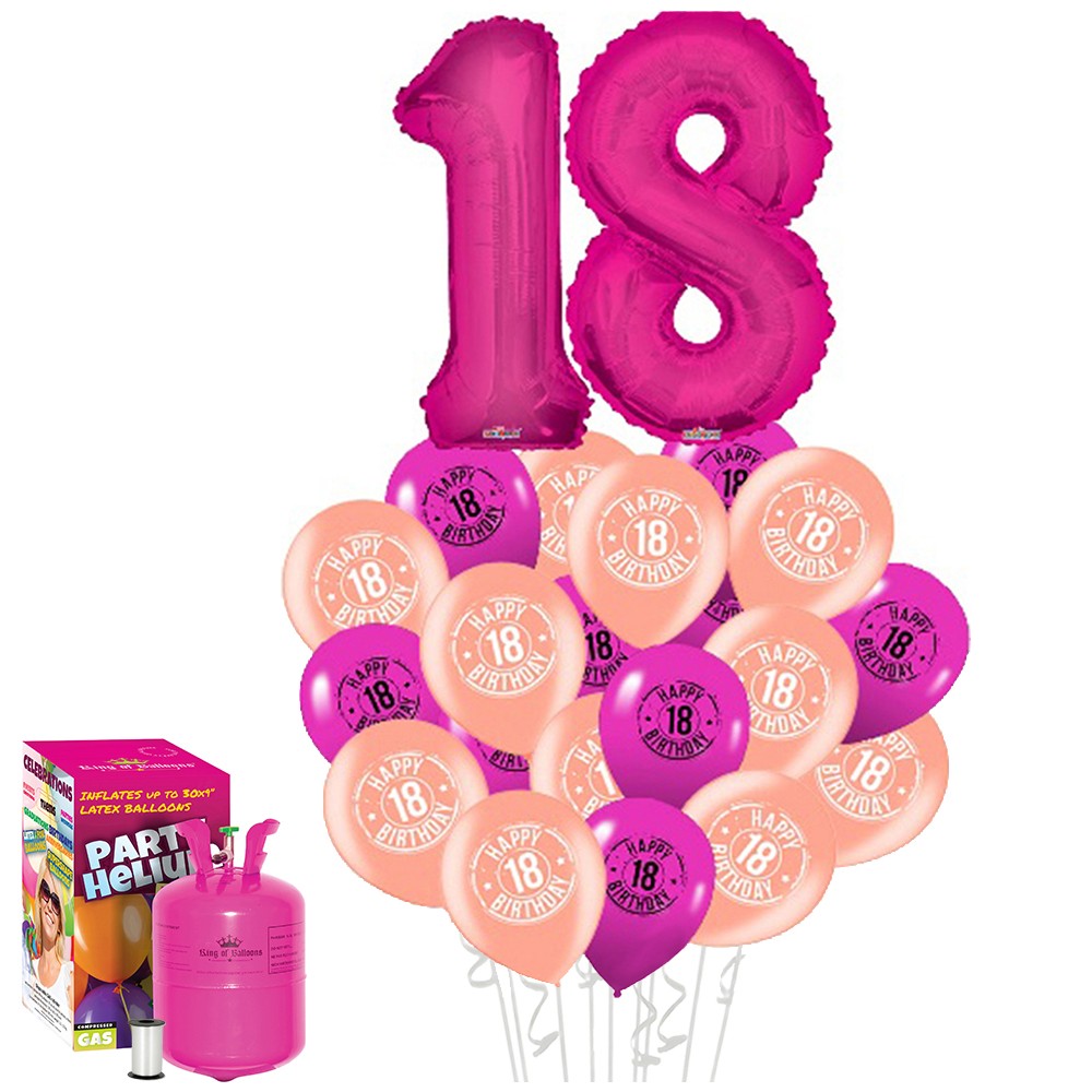 Legal Majority Balloons Package (with helium cylinder) - 2018126