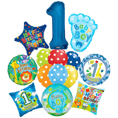 First Birthday Boy Balloon Pack - 2018143