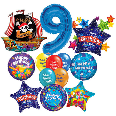 9th Birthday Boy Balloon Pack - 2020187
