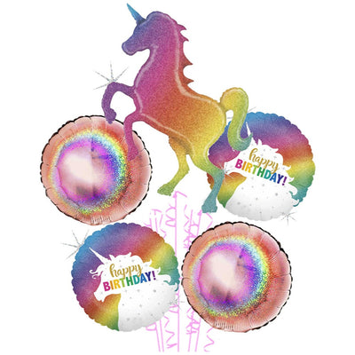 Buchet 5 baloane folie Tematica Unicorn 2022141