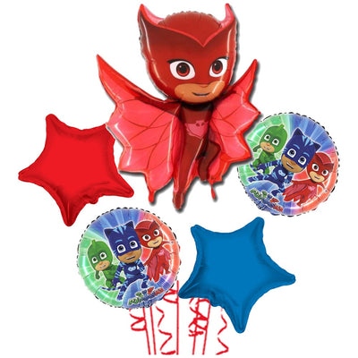 PJ Masks Theme Foil Balloon Bouquet - Owlette 2022179