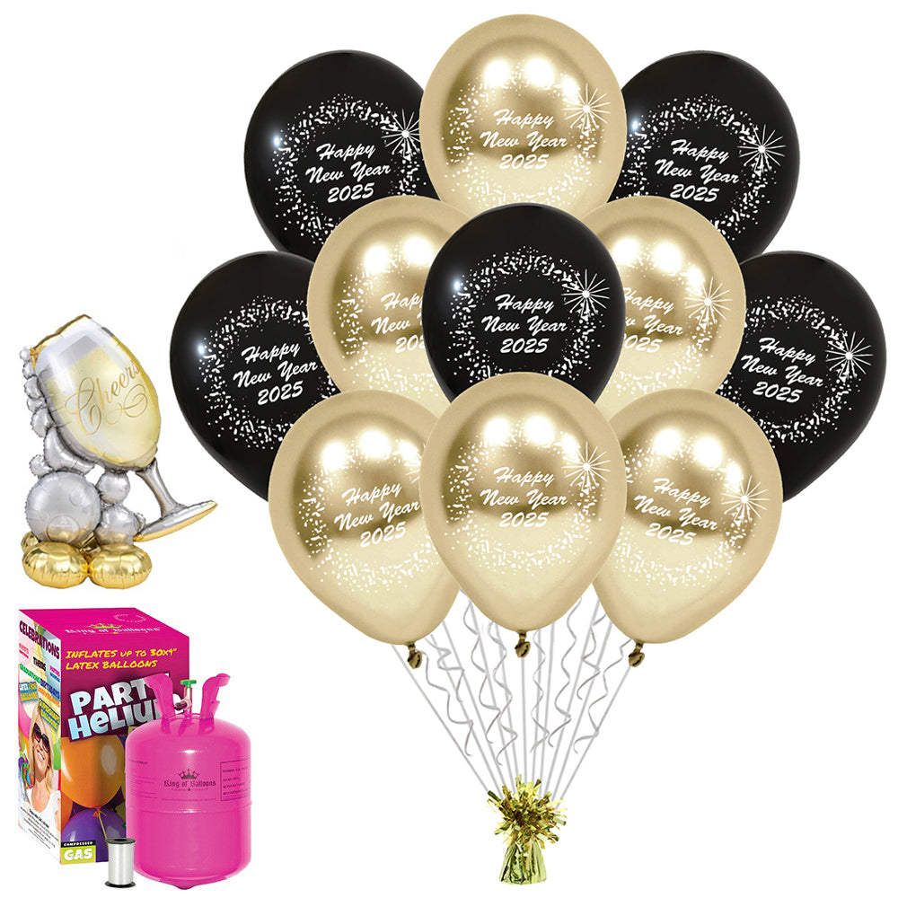 Pachet Baloane Revelion + Butelie mica