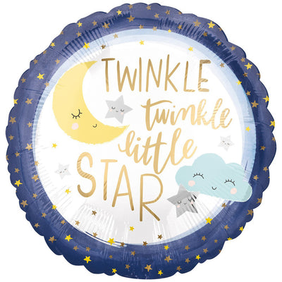 Twinkle Little Star Foil Balloon 45cm AMS 38506 01