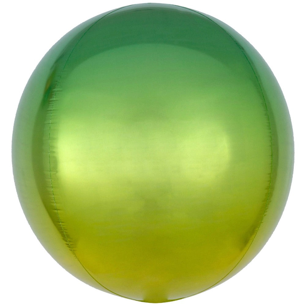 Orbz Ombre Yellow Green 38x40cm AMS 39846 01