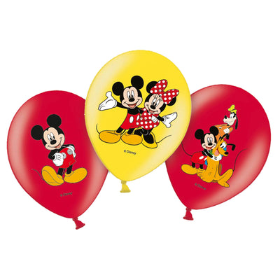 Set 6 Baloane Latex Print Mickey Friends grafica 4 culori 28cm 999240