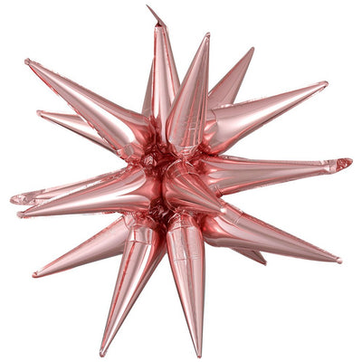 Large Silver Magical Star Foil Balloon (Air-Filled) 76cm x 88cm AMS 39504