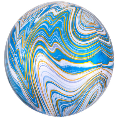 Orbz Marmorat Albastru 38x40cm AMS 41394 01