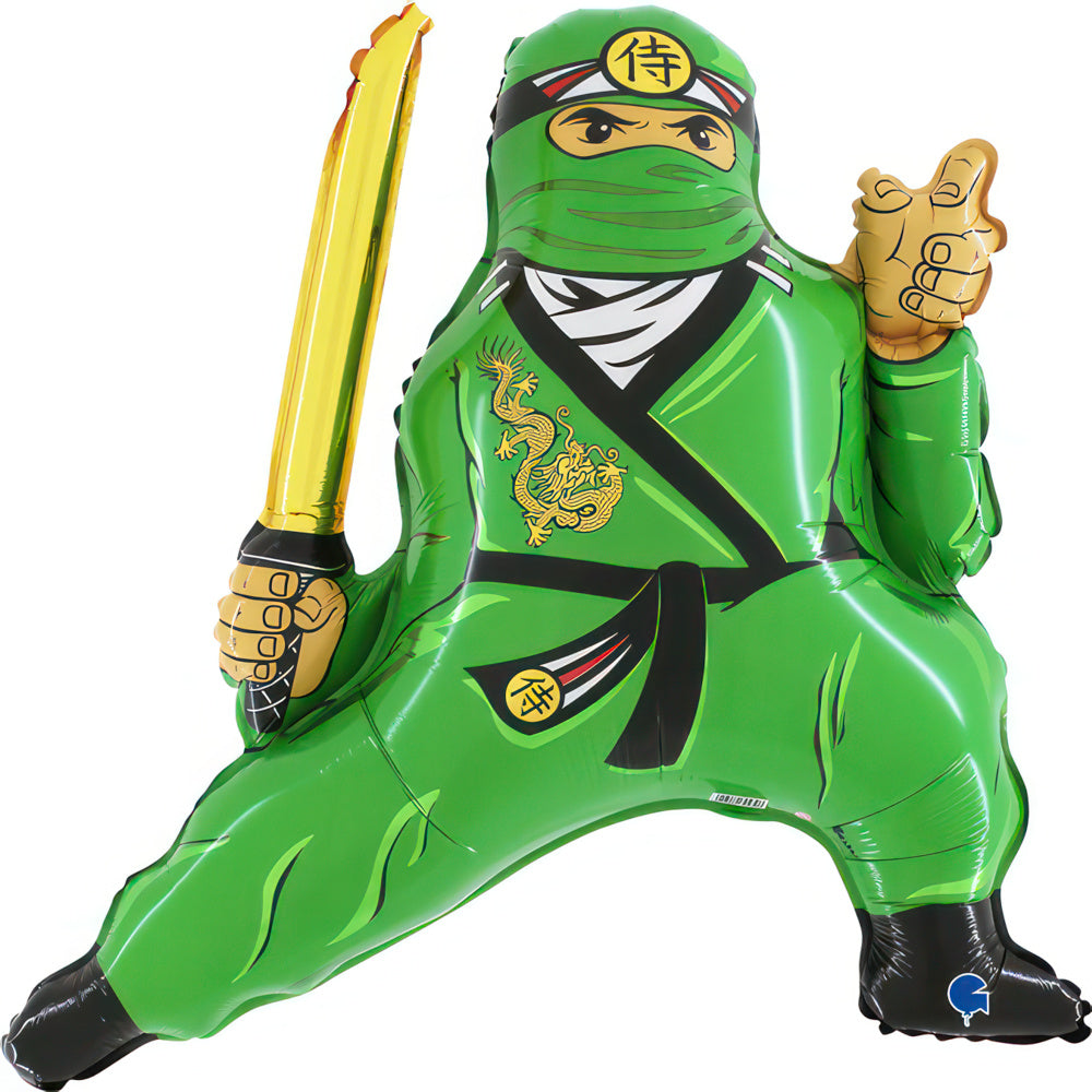 Balon Folie Figurina Ninja Verde 72x69cm