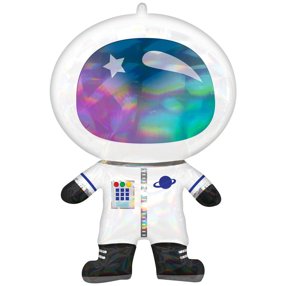 Balon Folie Figurina Astronaut Holograma 50x76cm AMS 41196 01