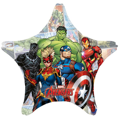 Jumbo Marvel Avengers Star Foil Balloon 71cm AMS 40710 01