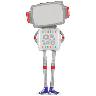 Foil Balloon Robot Figure 157 cm GRABO