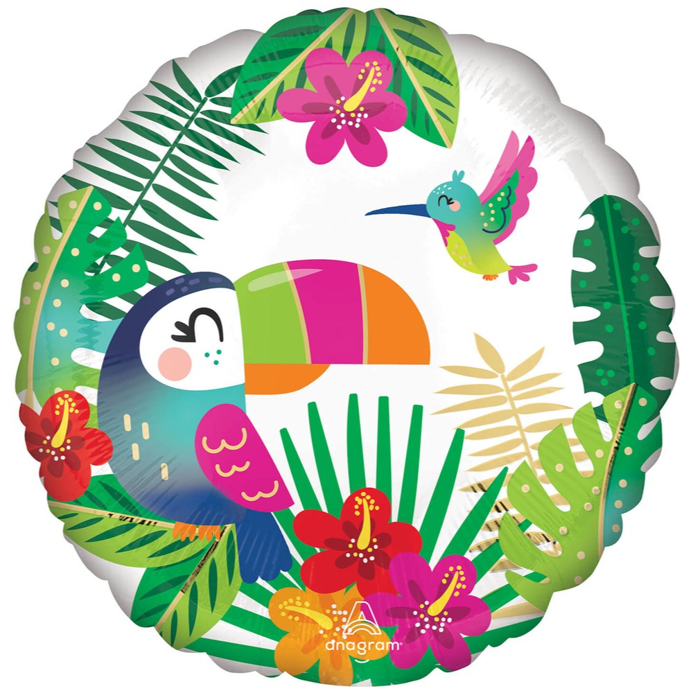 Balon Folie Papagal Tropical 43cm ANAGRAM 4267401