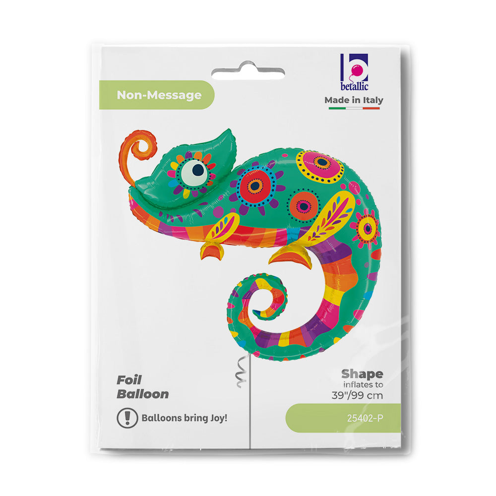 Foil Balloon Figurine Chameleon 99cm