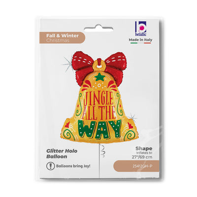 Foil Balloon Figurine Jingle Bell Jingle All The Way 69cm