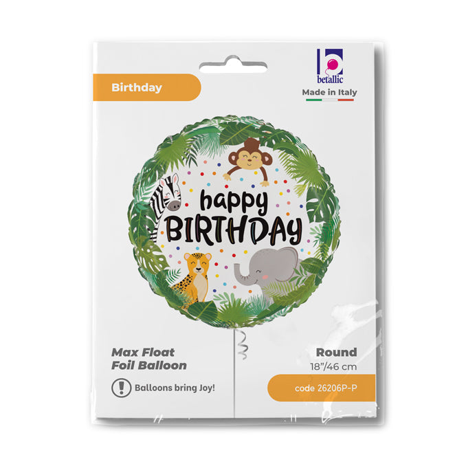 Balon Folie Rotund HB Jungle 46 cm Grabo