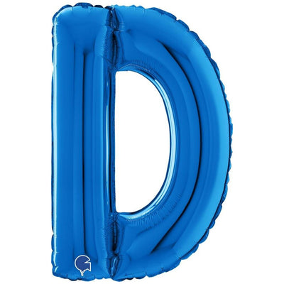 Balon Folie LITERA D Albastru 66 cm Grabo