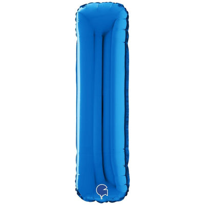 Balon Folie LITERA I Albastru 66 cm Grabo