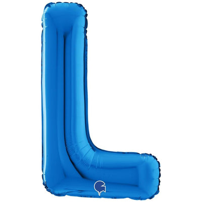 Balon Folie LITERA L Albastru 66 cm Grabo