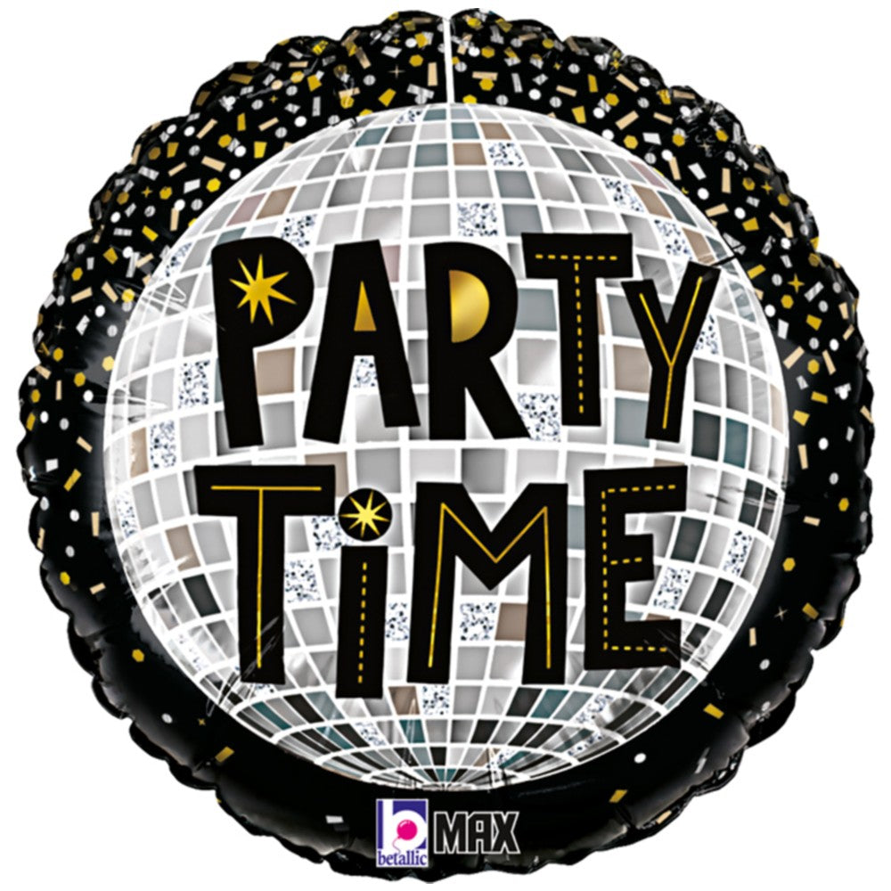 Foil Balloon Party Time 46cm Grabo