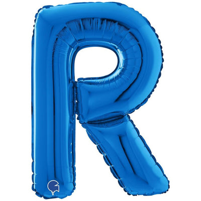Balon Folie LITERA R Albastru 66 cm Grabo
