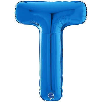 Balon Folie LITERA T Albastru 66 cm Grabo