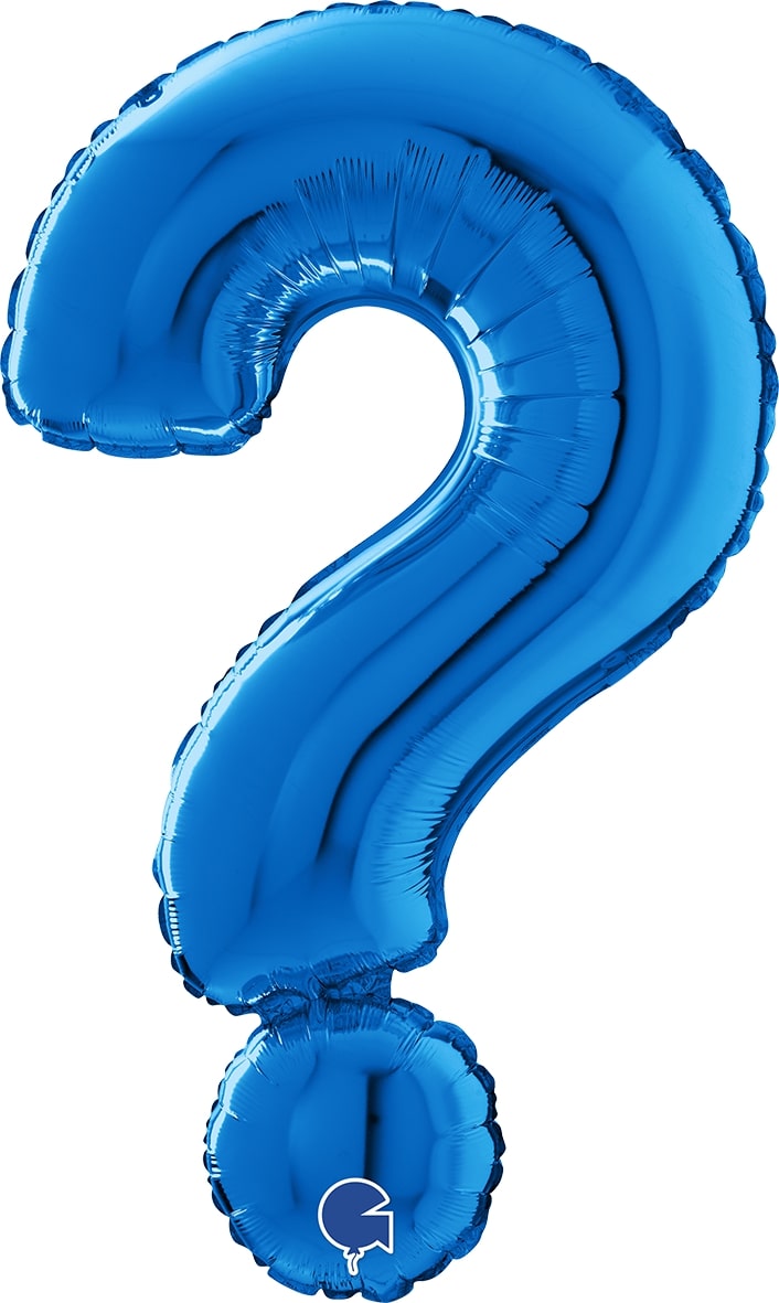 Balon Folie SIMBOL ? Albastru 66 cm Grabo