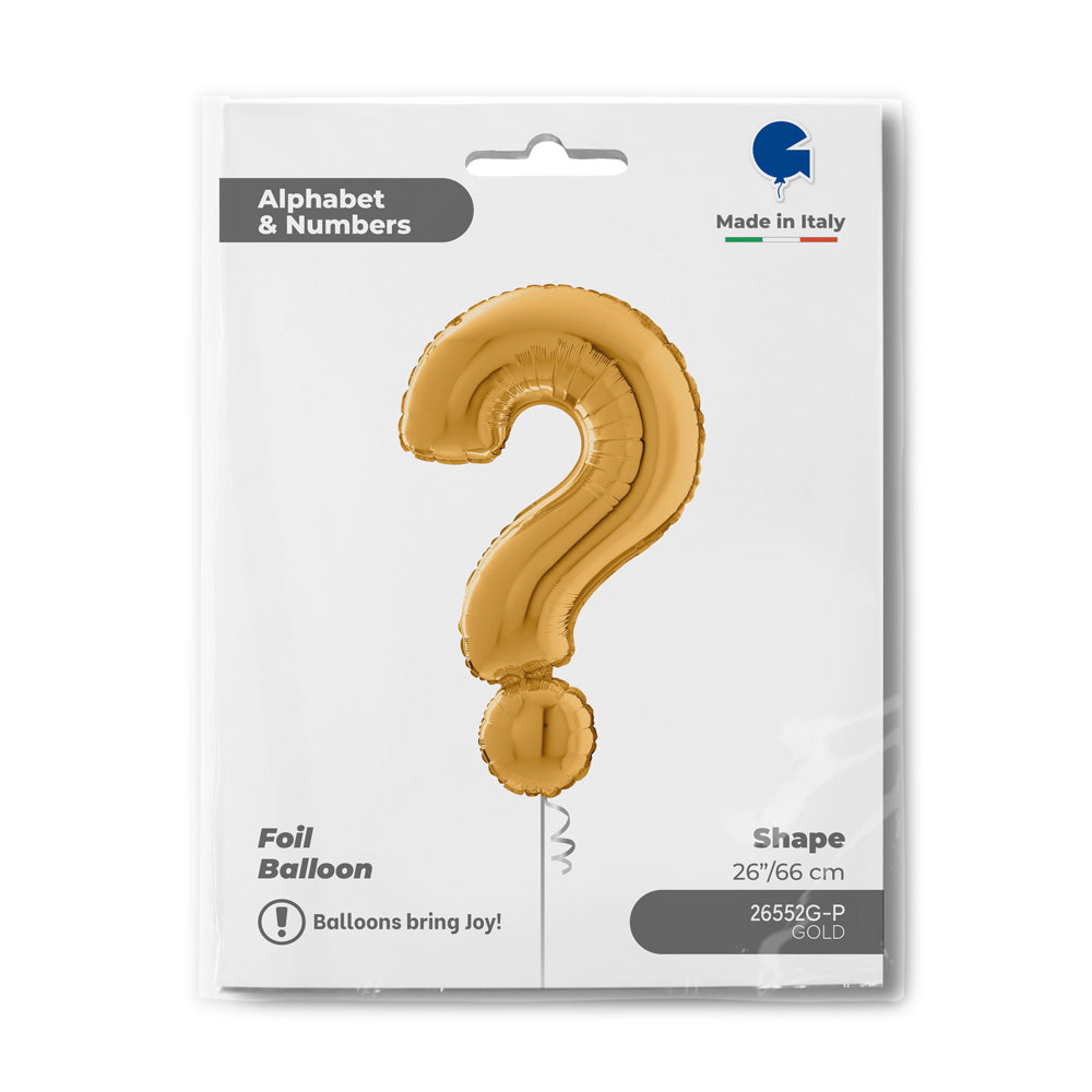 Foil Balloon SYMBOL ? Gold 66 cm Grabo