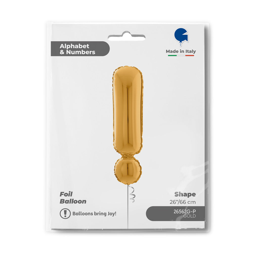 Foil Balloon SYMBOL! Gold 66 cm Grabo