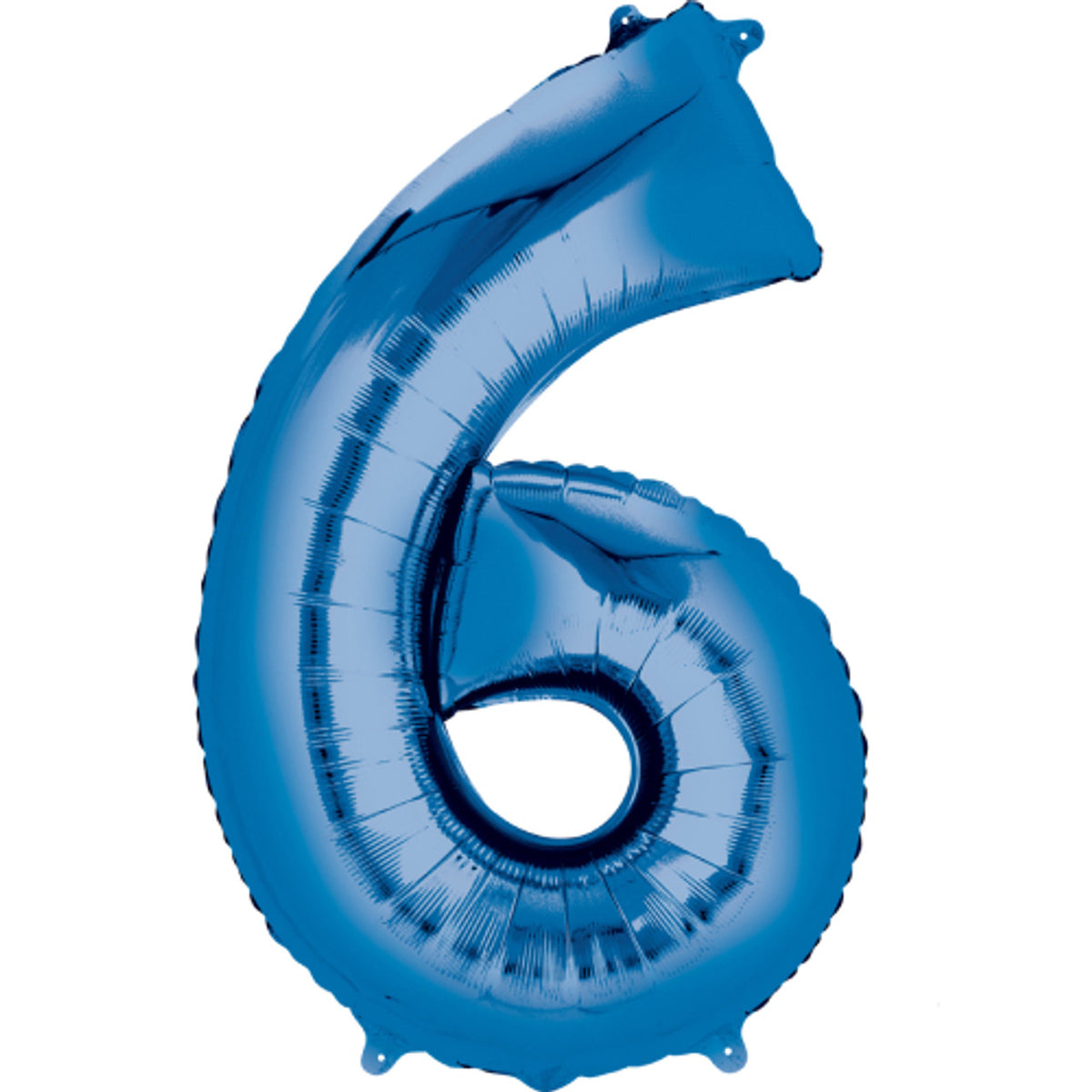 Foil Balloon Number 6 Blue 86cm ANAGRAM 2828801