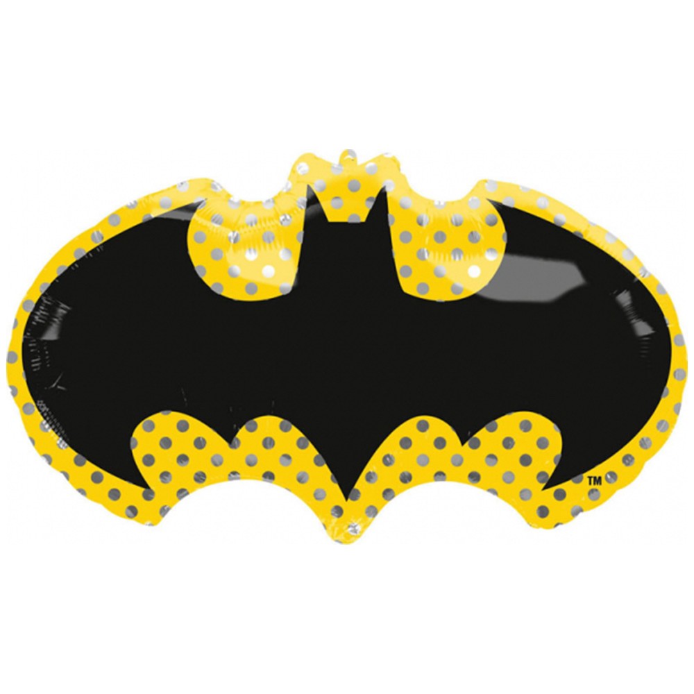 Balon Folie Figurina Emblema Batman 76x43cm AMS 40715
