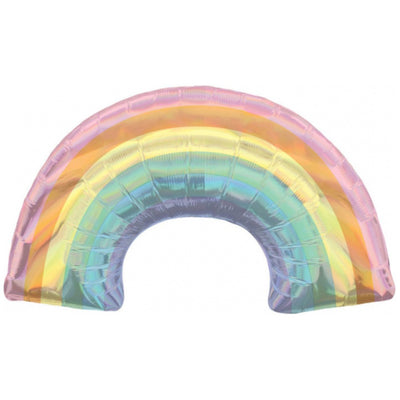 Foil Balloon Iridescent Rainbow Figure 86x48cm AMS 41211