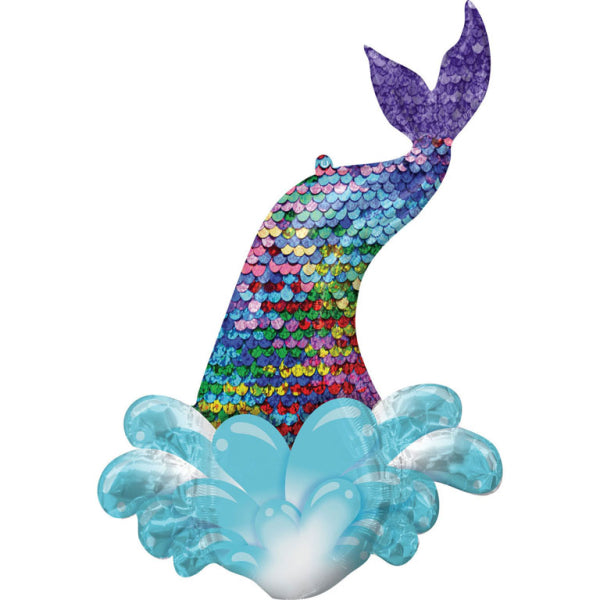 Foil Balloon Super Shape Mermaid Tail 68x99cm Amscan 4157001