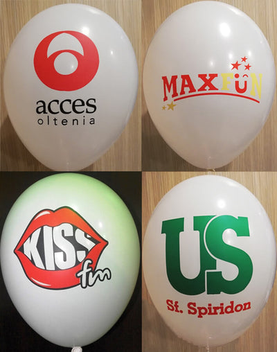 Grafica 2 culori Personalizare Baloane Latex 30-33cm