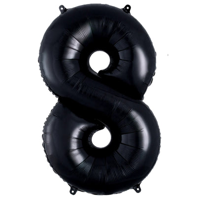 Balon Folie Cifra 8 Negru 86cm 3014711 ANAGRAM