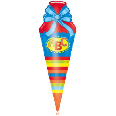 SuperShape Foil Balloon ABC Book Cone 35x111cm 3160475